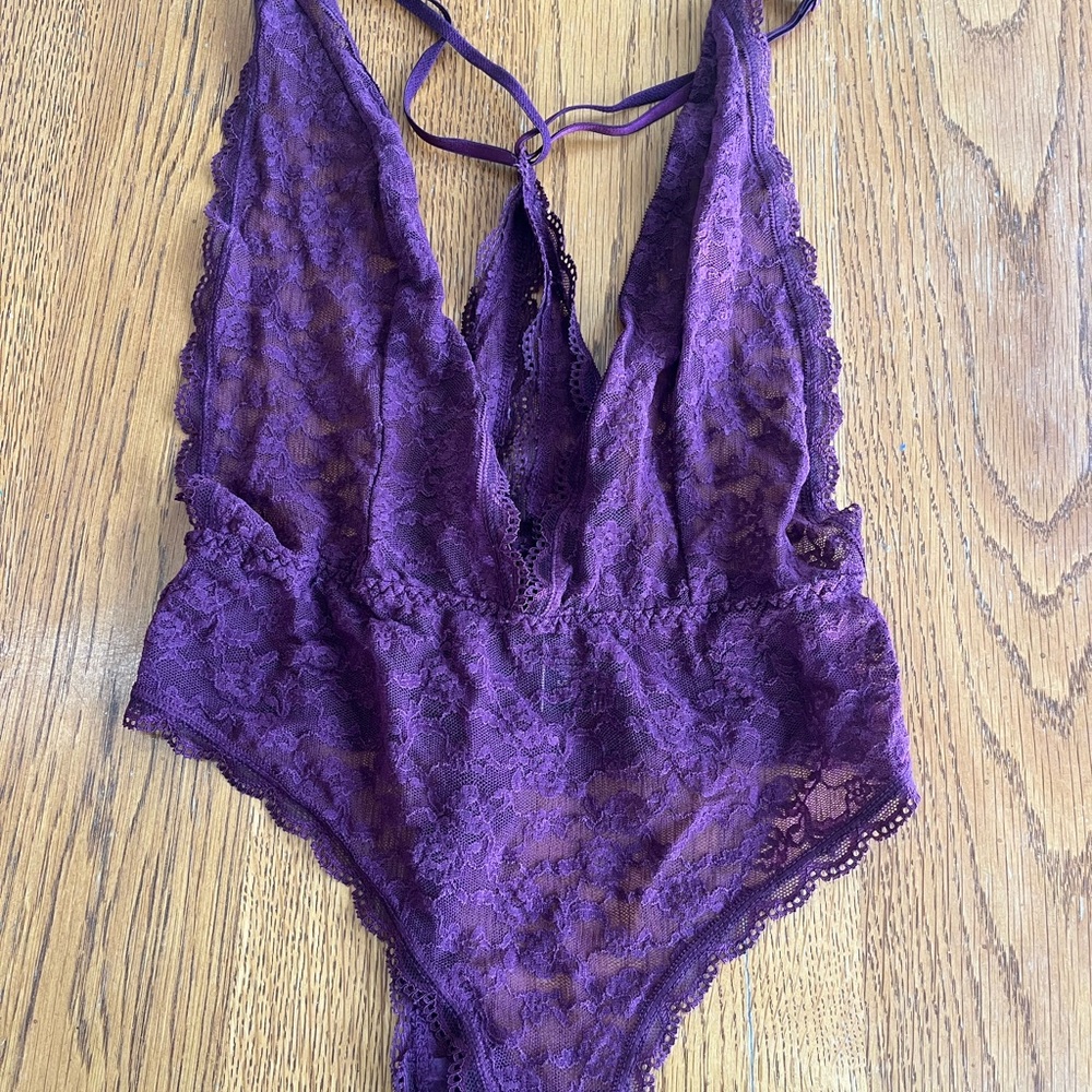 Victoria's Secret Purple Lace Chemise
